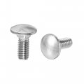 Uxcell 1 4-20x5 8 Carriage Bolt Round Head Square Neck 304 Stainless Steel 50pcs