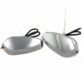 Httmt- Motorcycle Led Signal Light Classic Chrome Mirror Block Off Base Plate Compatible With 1999-2007 R6 Yzf-r6 Yzfr6 Billet