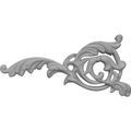 Ekena Millwork Onl04x07x01lf-l 7 3 4-inch W X 4 1 8-inch H P Leaf Scroll Onlay Left 
