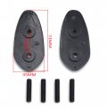 Httmt Mt222-011- Motorcycle Mirror Block Off Base Plates Compatible With 2000-2008 R1 Yzf-r1 Yzfr1 Engraved Black