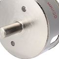 Uxcell 65mm Dia Diamond Particles Coating Tip Hole Saw Drill Bit For Glass