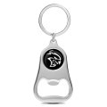 Dodge Hellcat Black Logo Chrome Finish Flat Bottle Opener Metal Key Chain Official Licensed Accessory 2 25 In X 1 5 Modern 