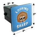 Graphics More Looking Sharp Porcupine Funny Humor Tow Trailer Hitch Cover Plug Insert