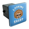Graphics More Looking Sharp Porcupine Funny Humor Tow Trailer Hitch Cover Plug Insert