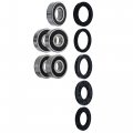 Niche Wheel Bearing Seal Kit For Kawasaki Kz305 Kz400d Kz440d Vulcan 500 6205-2rs 6302-2rs 6303-2rs