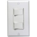 Leviton 1754-w Decora Dual Rocker Combination Switch White 