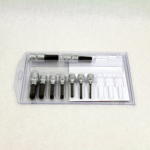 Bondhus 43298 4 17mm 2-inch Prohold Socket Bits With Sockets Set Of 9