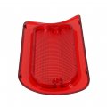 Ecotric Brake Light Lens Compatible With 1994-2004 Chevy S10 Gmc Sonoma High Red Third Mount Stop Lamp 1 Pc Crew Standard Cab