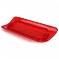 Ecotric Brake Light Lens Compatible With 1994-2004 Chevy S10 Gmc Sonoma High Red Third Mount Stop Lamp 1 Pc Crew Standard Cab