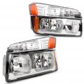 Aintier Automotive Headlight Assemblies Fit For Chevrolet Avalanche 1500 2002-2006 For 2500