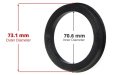 Circuit Performance 73 1mm Od To 70 6mm Id Black Plastic Polycarbonate Hub Centric Rings