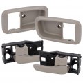 Door Handles Interior Front Driver Left Passenger Right Side Replacement Fit 2000-2006 For Toyota Tundra Inside Inter Texture 