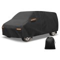 Car Cover Outdoor Waterproof Sun Rain Snow Hail Protection With Left Side Door Zipper Aluminum Film For Ford Transit Connect 