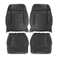Lean Back Bottom Seat Covers Black Driver Passenger Top Replacement For Wr-an-gle-r Sport Utility 2007-2012 