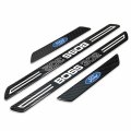 Ipick Image For Ford Mustang Boss 302 Real Carbon Fiber 4 Pcs Universal Door Sill Step Protector Guard Decal Plates