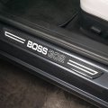 Ipick Image For Ford Mustang Boss 302 Real Carbon Fiber 4 Pcs Universal Door Sill Step Protector Guard Decal Plates