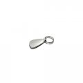 Au-tomotive Gold Tear Drop Key Chain For Dodge Ram Red