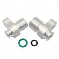 Swap Ls A C Compressor Adapter Fittings W Gasket Sealing Rings Screw Kit Fit For 10s17c 10s20f Replaces 451-1106 451-1105 