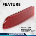 Tail Brake Stop Lamp Rear Bumper Reflector For Toyota Rav4 2006-2012 Pair Red