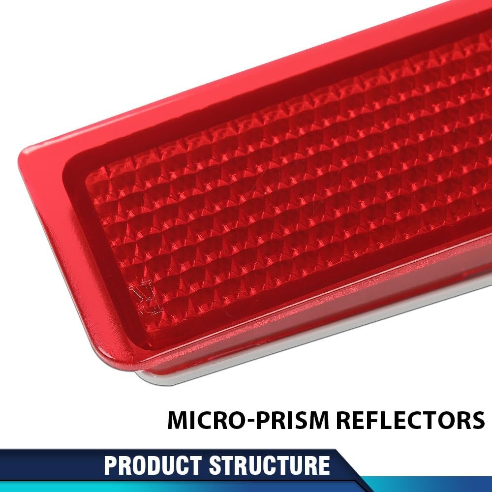 Tail Brake Stop Lamp Rear Bumper Reflector For Toyota Rav4 2006-2012 Pair Red