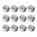 12pcs Stainless Steel Spacer 10 2mm Bore X 16mm Od 12mm Length Screw Bushing Plain Finish Round Metal For M10 Screws Bolts And 