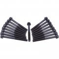 Fridayparts 1 Set 17pcs Cylinder Head Bolt C6204131610 Compatible For Cummins Engine Isb Qsb Isb3 3 Qsb3 3 Replacement