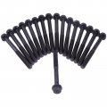 Fridayparts 1 Set 17pcs Cylinder Head Bolt C6204131610 Compatible For Cummins Engine Isb Qsb Isb3 3 Qsb3 3 Replacement