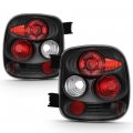 Acanii For 1999-2004 Chevy Silverado Gmc Sierra W Stepside Black Rear Tail Lights Brake Lamps Driver Passenger Side