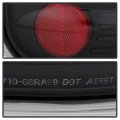 Acanii For 1999-2004 Chevy Silverado Gmc Sierra W Stepside Black Rear Tail Lights Brake Lamps Driver Passenger Side
