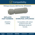 Whirlpool W Genuine Oem Range Check Valve Replacement Part Replaces 2314271