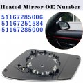 Passenger Side Heated Mirror Glass For 228i 320i 328i 330i 335i 428i 430i 435i 440i 535i 550i 640i Series I3 M2 M3 M4 M5 M6