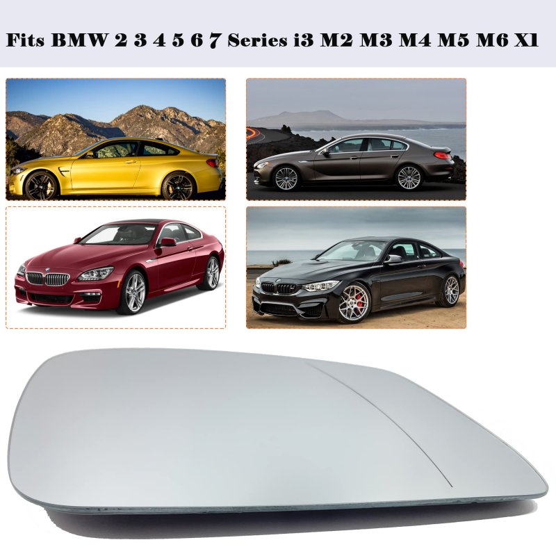 Passenger Side Heated Mirror Glass For 228i 320i 328i 330i 335i 428i 430i 435i 440i 535i 550i 640i Series I3 M2 M3 M4 M5 M6