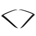 Black Front Bumper Fog Lamp Wind Knife Spoiler For Tesla Model Y 2025 2026 2 Piece Light Eyebrow Cover Trim Set 