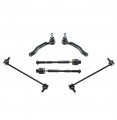 Partsw 6 Pc Front Outer Inner Tie Rod Ends Sway Bar End Links Suspension Kit Fits Nissan Rogue 2008-2013 All Models Select 