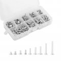 Fafeicy 450pcs M2 5 Flat Head Aluminum Rivets Flat Solid 3mm-20mm Length Rivet 