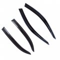 Black 4 Pieces Window Visors Shade Sun Rain Wind Guards Replacement For 2003-2008 Toyota Corolla