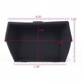 Center Console Mat Insert For Ram 1500 2015 2019 And 2500 2016 2017 Black Abs Plastic Rubber Organizer Replace 5vc95dx9ab