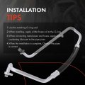 A-premium A C Suction Line Hose Assembly Compatible With Mazda 3 2004009 2 0l 2 3l Compressor To Evap