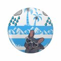 1080 Graphics Dog Love Trendy Corgi Pack Blue Key Chain Double Sided Stainless Steel Keychain 