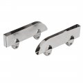 Uxcell Furniture Wardrobe Cupboard 7 3mm Dia Wheel Sliding Door Rollers Silver Tone 20pcs