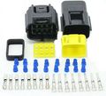 Car Waterproof 8 Pin Electrical Wire Connector Plug Awg Motorcycle Marine