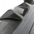 Hecasa Rear Diffuser For 2016-2019 Nissan Altima Lip Bumper Plastic Carbon Fiber Color