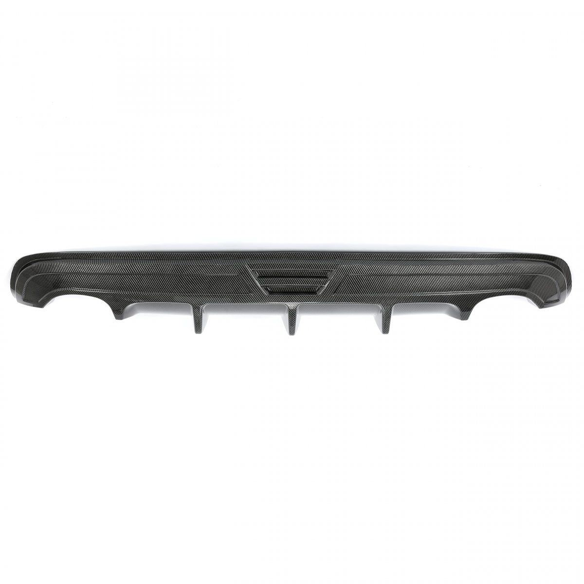 Hecasa Rear Diffuser For 2016-2019 Nissan Altima Lip Bumper Plastic Carbon Fiber Color