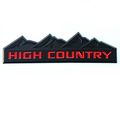 Yoaoo 2x Genuine Black High Country Emblem Badges Door Tailgate 3d Nameplate For Chevrolet Silverado 1500 2500hd Sierra 3500hd