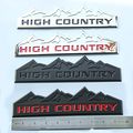 Yoaoo 2x Genuine Black High Country Emblem Badges Door Tailgate 3d Nameplate For Chevrolet Silverado 1500 2500hd Sierra 3500hd