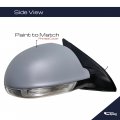 Spieg Vw1321122 Passenger Side Mirror Replacement For Volkswagen Jetta 2005-2010 Power Heated Manual Fold Turn Signal Ready To