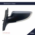 Spieg Vw1321122 Passenger Side Mirror Replacement For Volkswagen Jetta 2005-2010 Power Heated Manual Fold Turn Signal Ready To