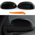 Gloss Black Mirror Cover Caps For 2007 2014 Chevy Silverado Tahoe Suburban Avalanche Gmc Sierra Yukon Cadillac Escalade Pair 