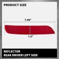 Left Rear Bumper Reflector For Bmw F15 X5 2013-2018 63 14 7 847 591 63147847591 Driver Side Red