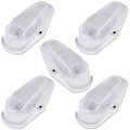 5x Led Cab Roof Marker Lights Waterproof Clearance Side Trailer For Ford F150 F250 F350 1980 To 1997 Universal Mount Clear Lens 